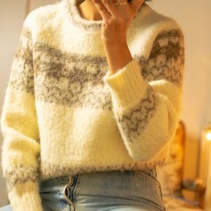 100% Wool Icelandic Sweater xsmall-Small